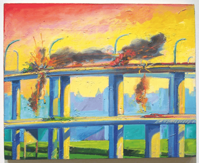 Carlos Almarez, Sunset Crash, 1982 (Artstor)