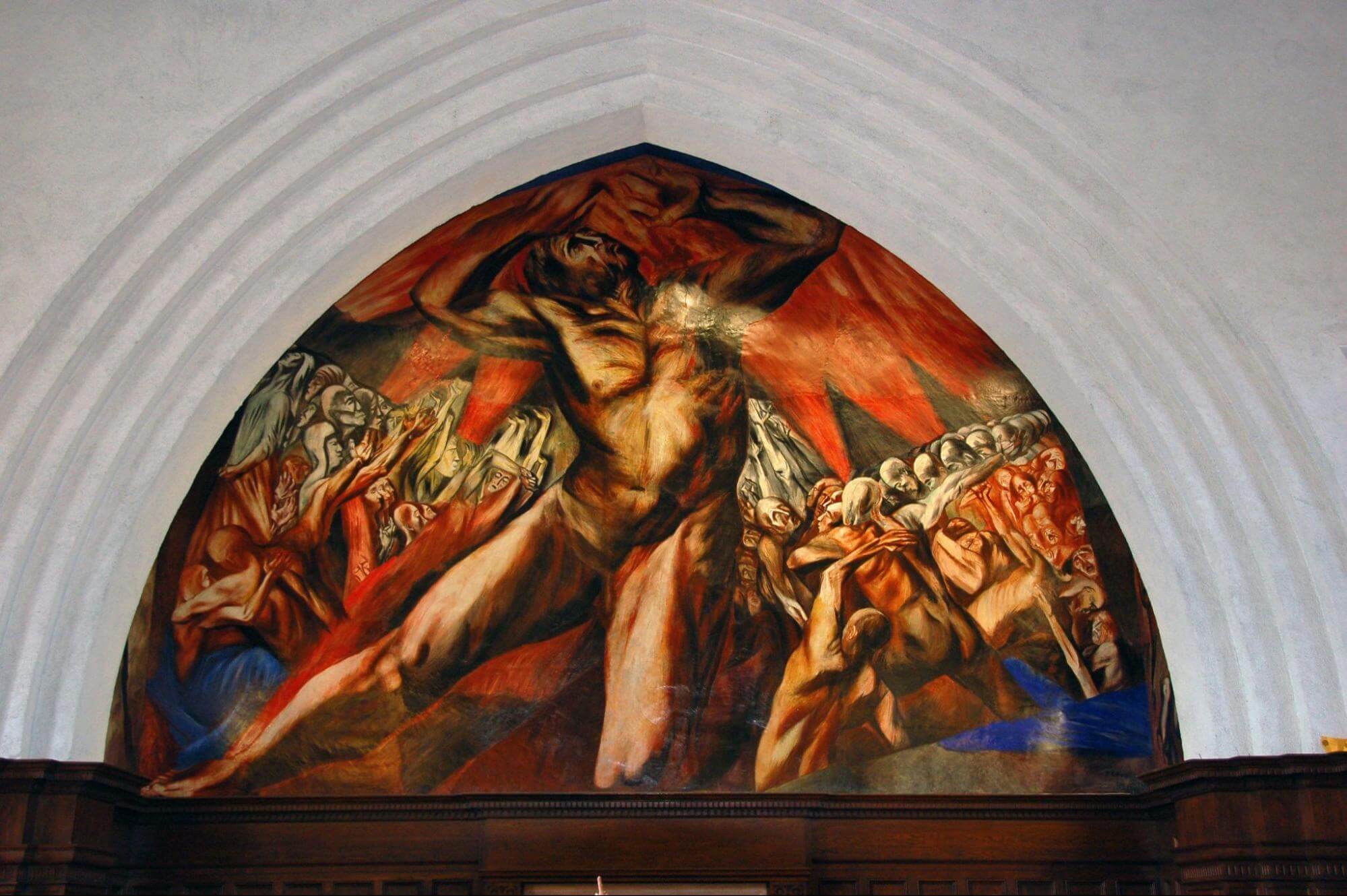 Jose Clemente Orozco Prometheus, 1930, Pomona College. (Artstor)