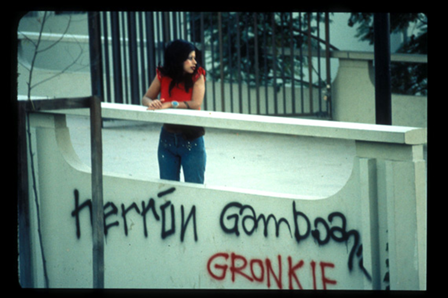 Asco, Spray paint LACMA, 1972 (Artstor)