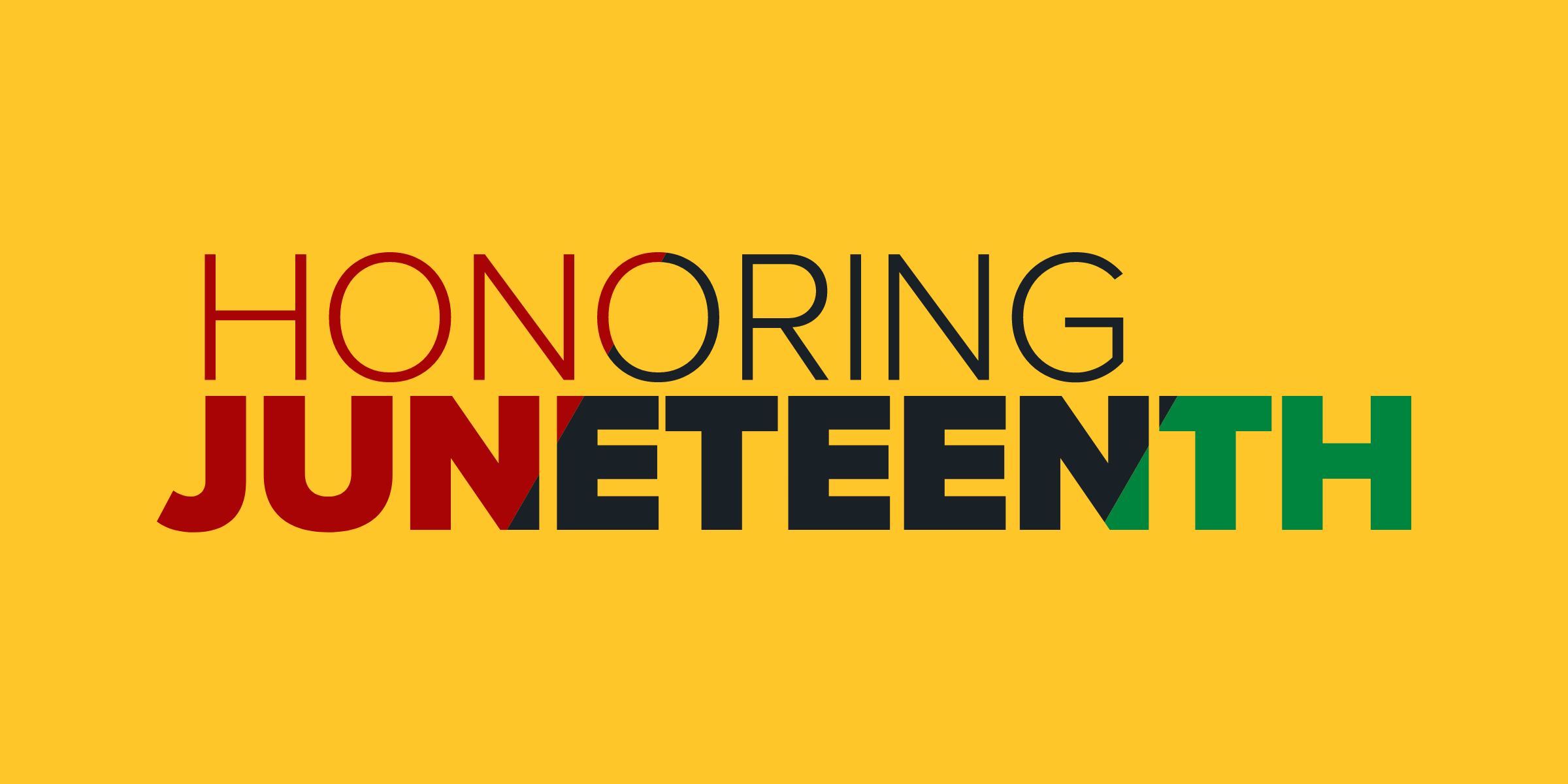 honoring juneteenth